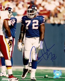 Autographed ROMAN OBEN New York Giants photo