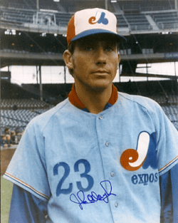 AUTOGRAPHED JOHN O'DONOGHUE Montreal Expos Photo