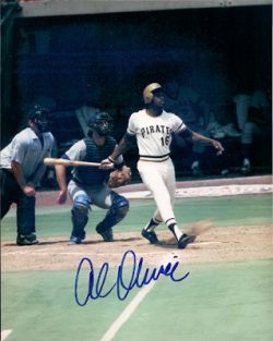 AUTOGRAPHED  photo AL OLIVER - Pittsburgh Pirates