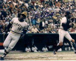 AUTOGRAPHED AL OLIVER 8x10 Pittsburgh Pirates Photo
