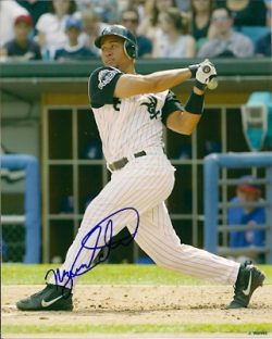 AUTOGRAPHED  photo MIGUEL OLIVO Chicago White Sox