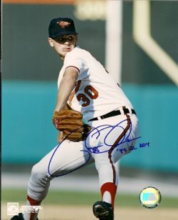 AUTOGRAPHED photo GREGG OLSON Baltimore Orioles
