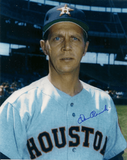 AUTOGRAPHED DAN OSINSKI 8x10 Houston Astros photo