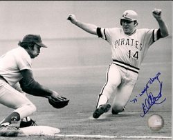 AUTOGRAPHED  photo ED OTT - Pittsburgh Pirates