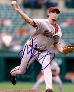 Autographed MICAH OWINGS Arizona Diamondbacks Photo