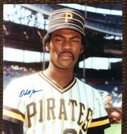 AUTOGRAPHED  photo ODELL JONES - Pittsburgh Pirates