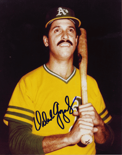 AUTOGRAPHED SIGNED photo ORLANDO GONZALEZ Oakland A's