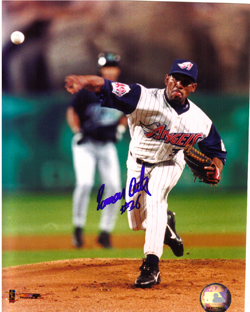 AUTOGRAPHED SIGNED photo RAMON ORTIZ #1 Angels