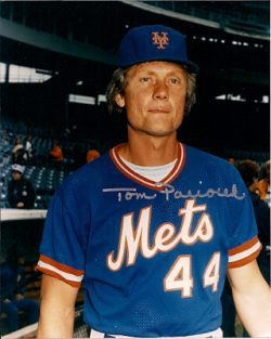 AUTOGRAPHED TOM PACIOREK New York Mets photo