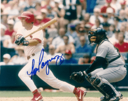 AUTOGRAPHED TOM PAGNOZZI 8x10 St. Louis Cardinals photo