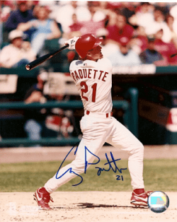 AUTOGRAPHED CRAIG PAQUETTE St. Louis Cardinals photo