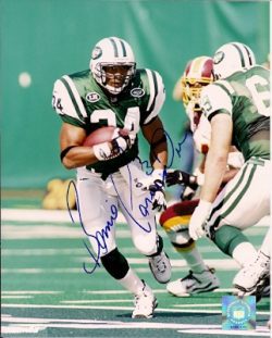 Autographed BERNIE PARMALEE New York Jets photo
