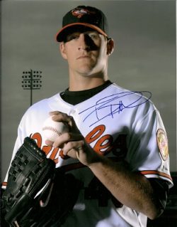 AUTOGRAPHED photo TROY PATTON Baltimore Orioles