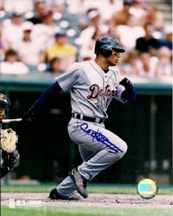 AUTOGRAPHED photo 8X10 CARLOS PENA Detroit Tigers