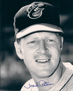 AUTOGRAPHED photo FRANK PETERS Baltimore Orioles