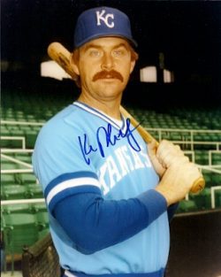 AUTOGRAPHED SIGNED photo KEN PHELPS KC Royals