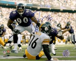Autographed TREVOR PRYCE Baltimore Ravens Photo
