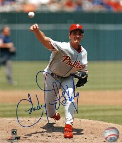 AUTOGRAPHED ANDY ASHBY 8x10 Philadelphia Phillies Photo