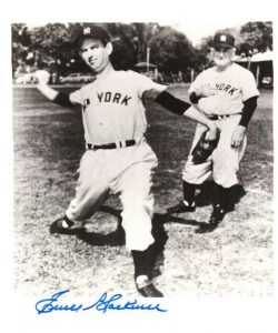 AUTOGRAPHED EWELL BLACKWELL photo  New York Yankees