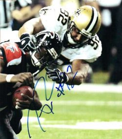 Autographed TONY BRYANT New Orleans Saints photo