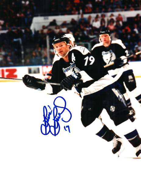 Sold at Auction: BRIAN BRADLEY NO. 19 SIGNED TAMPA BAY LIGHTNING