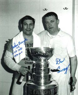 Autographed JOHN BUCYK 8X10 Boston Bruins  Photo