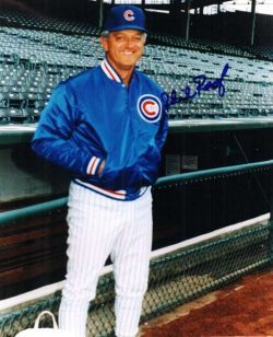 AUTOGRAPHED PHIL ROOF Chicago Cubs Photo