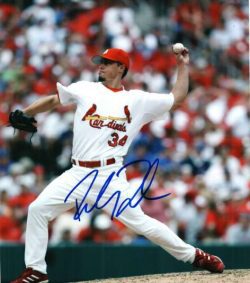 AUTOGRAPHED RANDY FLORES St. Louis Cardinals photo