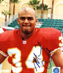 Autographed MIKE CLOUD photo Washington Redskins