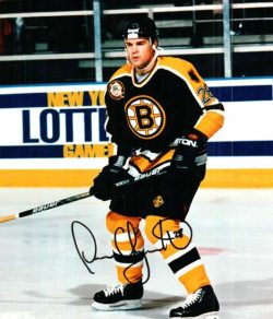 Autographed DENIS CHERVYAKOV Boston Bruins Photo
