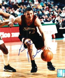 AUTOGRAPHED ANTHONY PARKER  Philadelphia 76'ers photo