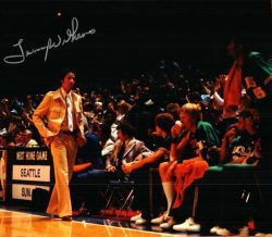 Autographed  LENNY WILKENS 8X10  SEATTLE SUPERSONICS photo