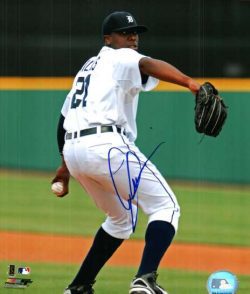 AUTOGRAPHED  photo DONTRELLE WILLIS  Detroit Tigers