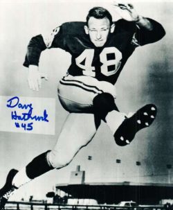 Autographed DAN HATHROCK 8X10 Green Bay Packers Photo