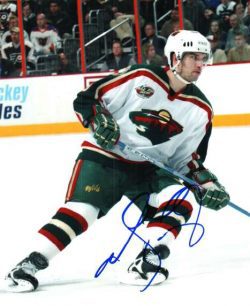 Autographed ALEXANDRE DAIGLE Minnesota Wild Photo