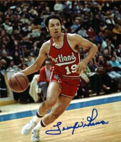 Autographed LENNY WILKENS 8x10 Portland Trail Blazers Photo