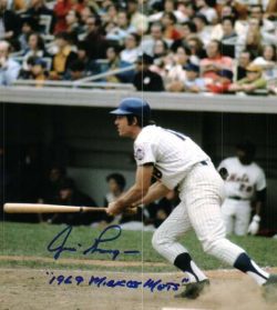 AUTOGRAPHED JIM GOSGER 8x10 New York Mets photo