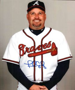 AUTOGRAPHED FREDI GONZALEZ 8X10 Atlanta Braves photo