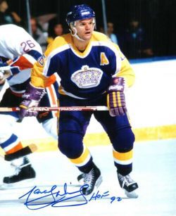 Autographed MARCEL DIONNE Los Angeles Kings Photo