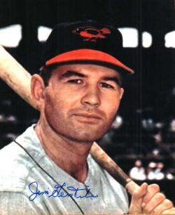 AUTOGRAPHED JIM GENTILE 8x10 Baltimore Orioles Photo