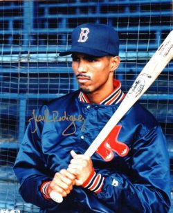 AUTOGRAPHED FRANK RODRIGUEZ 8X10  Boston Red Sox photo