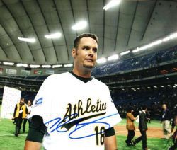 AUTOGRAPHED ROB BOWEN 8x10 Oakland A's Photo