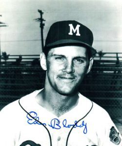 AUTOGRAPHED ETHAN BLACKABY Atlanta Braves photo