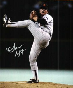 AUTOGRAPHED LAMAR HOYT San Diego Padres photo