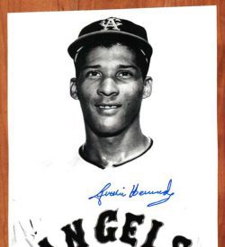 AUTOGRAPHED  photo JACKIE HERNANDEZ Angels