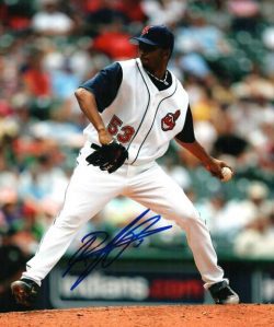 AUTOGRAPHED  photo RAFAEL PEREZ Cleveland Indians