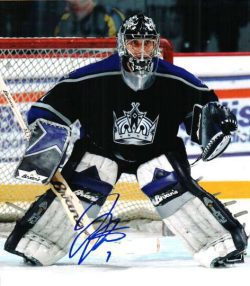 Autographed JAMIE STORR Los Angeles Kings Photo