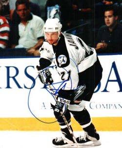 Autographed CRAIG JANNEY Tampa Bay Lightning photo