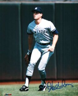 AUTOGRAPHED HAL MORRIS photo  New York Yankees