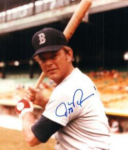 AUTOGRAPHED JEFF NEWMAN 8X10  Boston Red Sox photo